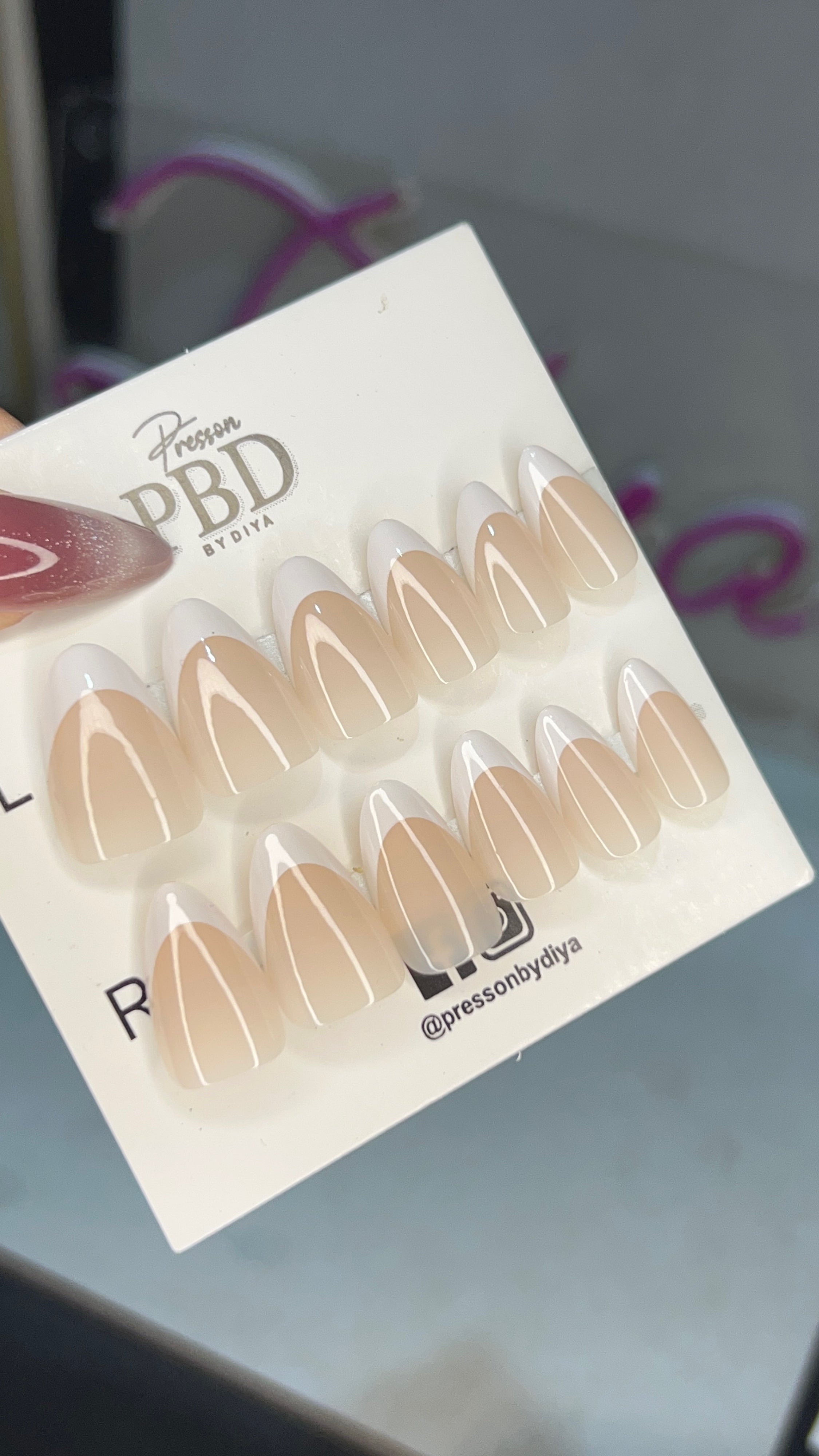 Short French Tip Nails