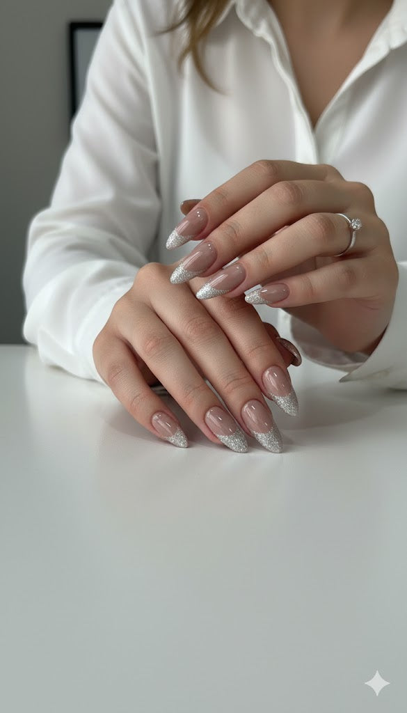 Natural French Tip Cat Eye